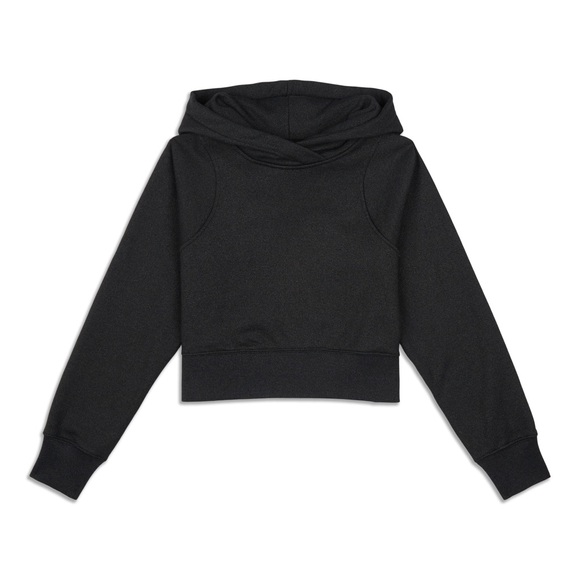 Lululemon Loungeful Cropped Hoodie *Spark - Black - Picture 6 of 12